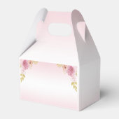 赤面エレガントピンクフローラキンセアニラ誕生日 フェイバーボックス (裏面サイド)