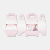 赤面エレガントピンクフローラキンセアニラ誕生日 フェイバーボックス (折り畳みなし)