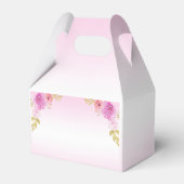 赤面エレガントピンクフローラキンセアニラ誕生日 フェイバーボックス (裏面サイド)