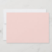 赤面エレガントピンクフローラマザーズデイブランチ 招待状 (裏面)