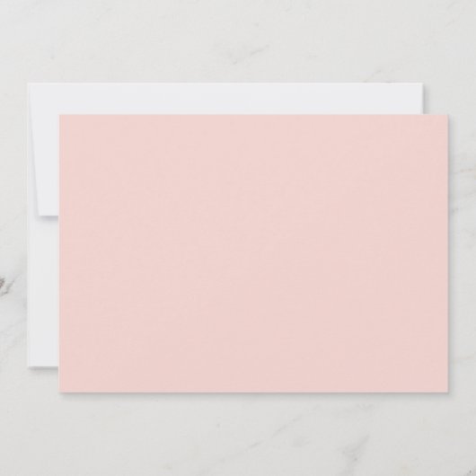 赤面エレガントピンクフローラマザーズデイブランチ 招待状 (裏面)