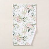 赤面エレガントピンクユーカリ バスタオルセット (ハンドタオル)