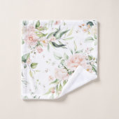 赤面エレガントピンクユーカリ バスタオルセット (ウォッシュタオル)