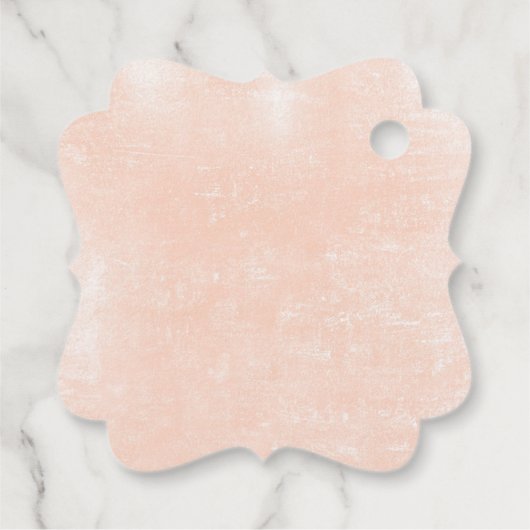 赤面エレガントピンクローズフローラありがとう フェイバータグ (裏面)