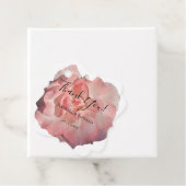 赤面エレガントピンクローズフローラありがとう フェイバータグ (インサイチュ)