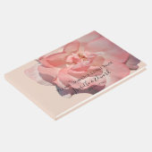 赤面エレガントピンクローズフローラウェディングレセプション ゲストブック (コーナー)