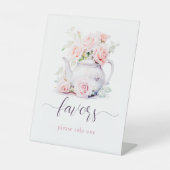 赤面エレガントピンクローゼズティーパーティーウィーズ 台座サイン (正面)