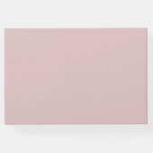 赤面エレガントピンク牡丹フローラゲストブック ゲストブック (裏面)