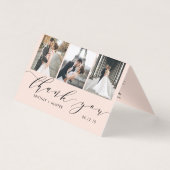 赤面エレガントピンク3フォトコラージュありがとう (正面)