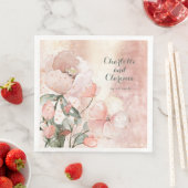 赤面エレガントピーチピーオニーアンドバラ金ゴールド結婚ズ (インサイチュ)