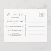 赤面エレガントピーチフローラ保存日 ポストカード (裏面)