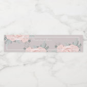 赤面エレガントフローラの緑 ペットボトルラベル (シングルラベル)