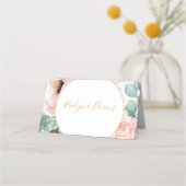 赤面エレガントフローラガーデン |折り曲げ座席表 プレイスカード (裏面)