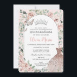 赤面エレガントフローラドレスシルバーキンセアニラ 招待状<br><div class="desc">このソフト赤面フローラシルバーキンセアニラ/甘い16誕生日の招待を簡単かつ迅速にパーソナライズ。単クリックにはカスタマイズ、さらにボタンをクリックして文字の編集、フォントとフォントの色の変更。パステルかわいらし赤面ピンクの花、繊細な緑、キラキラした赤面のボールガウンを搭載。ストアで使用可能な一致アイテム。ハサマーセット素晴らし書類</div>