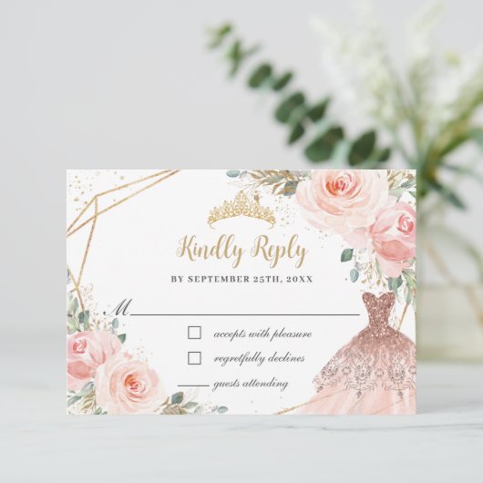 赤面エレガントフローラプリンセスグーンキンセアニラ 出欠カード (スタンド正面)