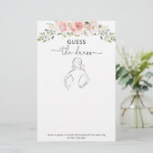 赤面エレガントフローラ推測ドレスブライダルゲーム (スタンド正面)