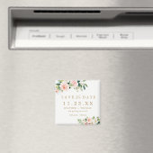 赤面エレガントフローラ日付マグネットの保存 マグネット (インサイチュ (食洗機))