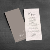 赤面エレガントフローラ緑色書道メニュー メニュー