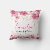 赤面エレガントフローラ装飾用クッション クッション (裏面)