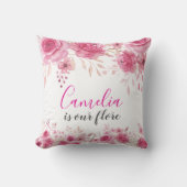 赤面エレガントフローラ装飾用クッション クッション (正面)