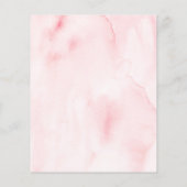 赤面エレガントブライダルシャワー日付ナイトアイデスIDカード (裏面)