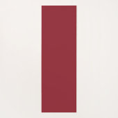 赤面エレガントブルゴーニュ水彩フローラモノグラム ヨガマット (裏面)