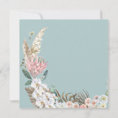 赤面エレガントボヘミアンフローラブライダルシャワー (裏面)