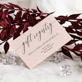 赤面エレガントミニマル書道景品原簿 エンクロージャーカード