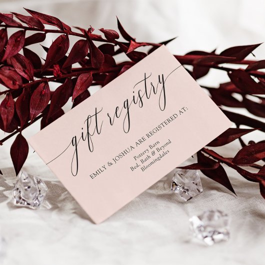 赤面エレガントミニマル書道景品原簿 エンクロージャーカード