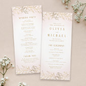 赤面エレガント金ゴールド植物結婚計画 メニュー