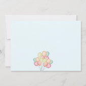 赤面エレファントボーイベビーシャワー サンキューカード (裏面)