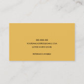 赤面オクレネービースカンジハートレインボーベイビシッター 名刺 (裏面)