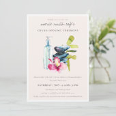 赤面オーキッドストーンスパサロングランドオープニング招待状 サンキューカード (スタンド正面)