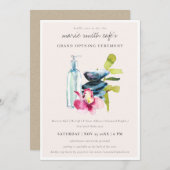 赤面オーキッドストーンスパサロングランドオープニング招待状 サンキューカード (正面/裏面)