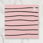 赤面カクテルハロウィーンブライダルシャワーありがとう フェイバータグ (裏面)