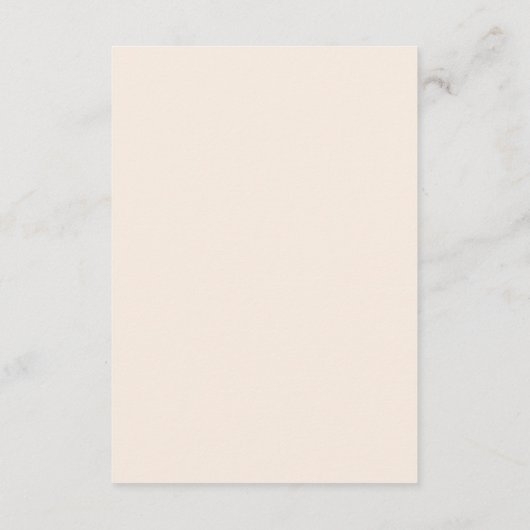 赤面カスケード |の結婚ゲスト詳細 エンクロージャーカード (裏面)