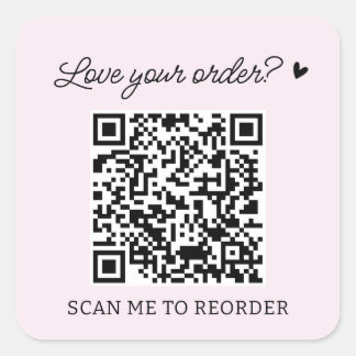 赤面カスタムのQRコードスキャンによるラベルの並べ替え スクエアシール