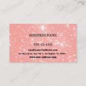 赤面カスタムピンクフローラ 名刺 (裏面)