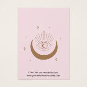 赤面カスタムピンクボホロゴイヤリングディスプレイカード (裏面)