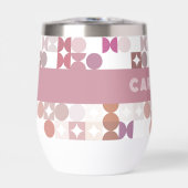 赤面カスタムムーブタウペピーチピンクアートパターン (正面)