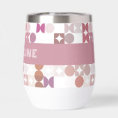 赤面カスタムムーブタウペピーチピンクアートパターン (背面)