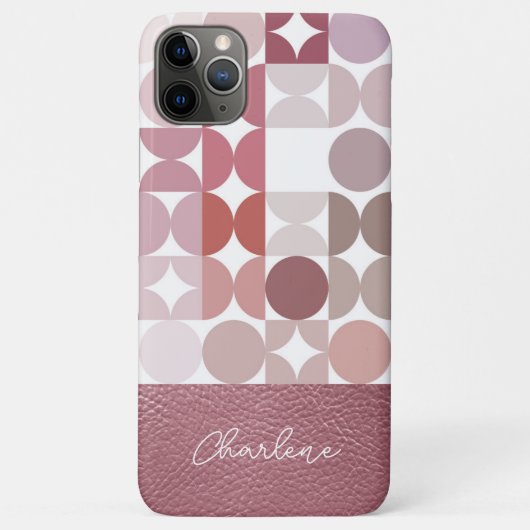 赤面カスタムムーブトープレトロアートパターン Case-Mate iPhoneケース (裏面)