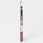 赤面カスタムムーブトープレトロアートパターン iPhoneケース (左側)