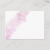 赤面カード用水彩画ベビー エンクロージャーカード (裏面)