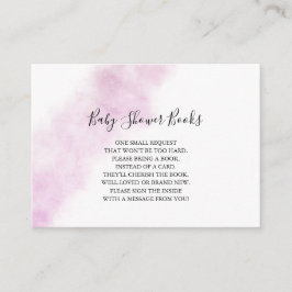 赤面カード用水彩画ベビー エンクロージャーカード