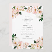 赤面ガーデン春リハーサルディナー招待状 招待状 (正面/裏面)