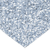 赤面ガーリーバラ金ゴールドブルーグラデーショングリッタースパークルズ ミディアムテーブルランナー (コーナー)