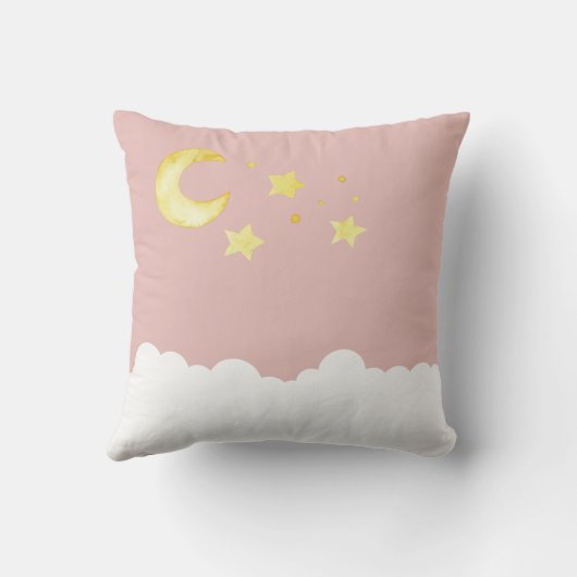 赤面ガールテディベア誕生統計子供部屋枕 クッション (裏面)