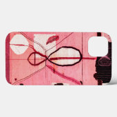 赤面キリム:ピンクモロッコ伝統アート Case-Mate iPhoneケース (裏面 (横))
