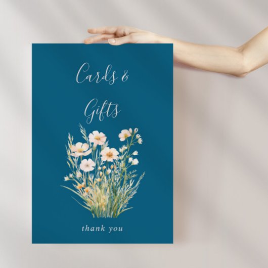 赤面クラシックボホ山花カードとギフトサイン ポスター